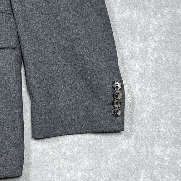 Hugo Boss Wool Blazer Men’s 48 Regular Gray Scorsese/Movie Jacket - Picture 6 of 16